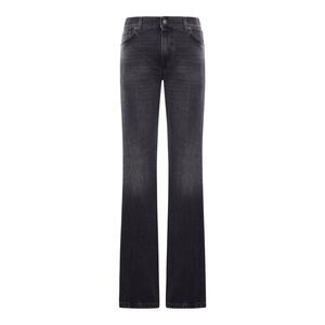 Haikure Women Five-Pocket Jeans In Washed Denim
